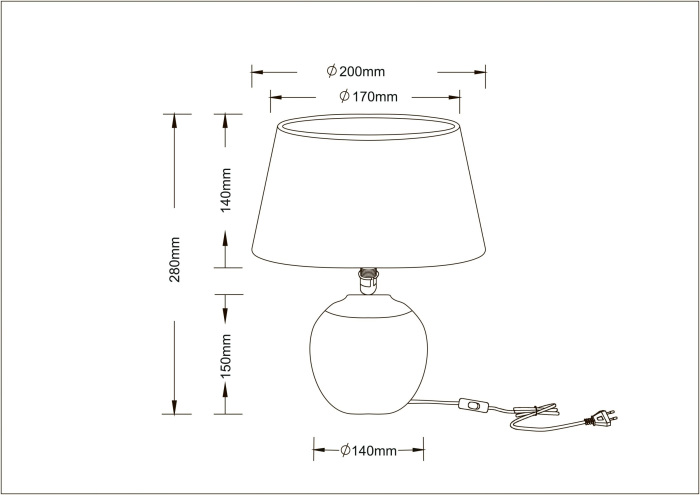Интерьерная настольная лампа Scheat A5033LT-1WH Arte Lamp фото