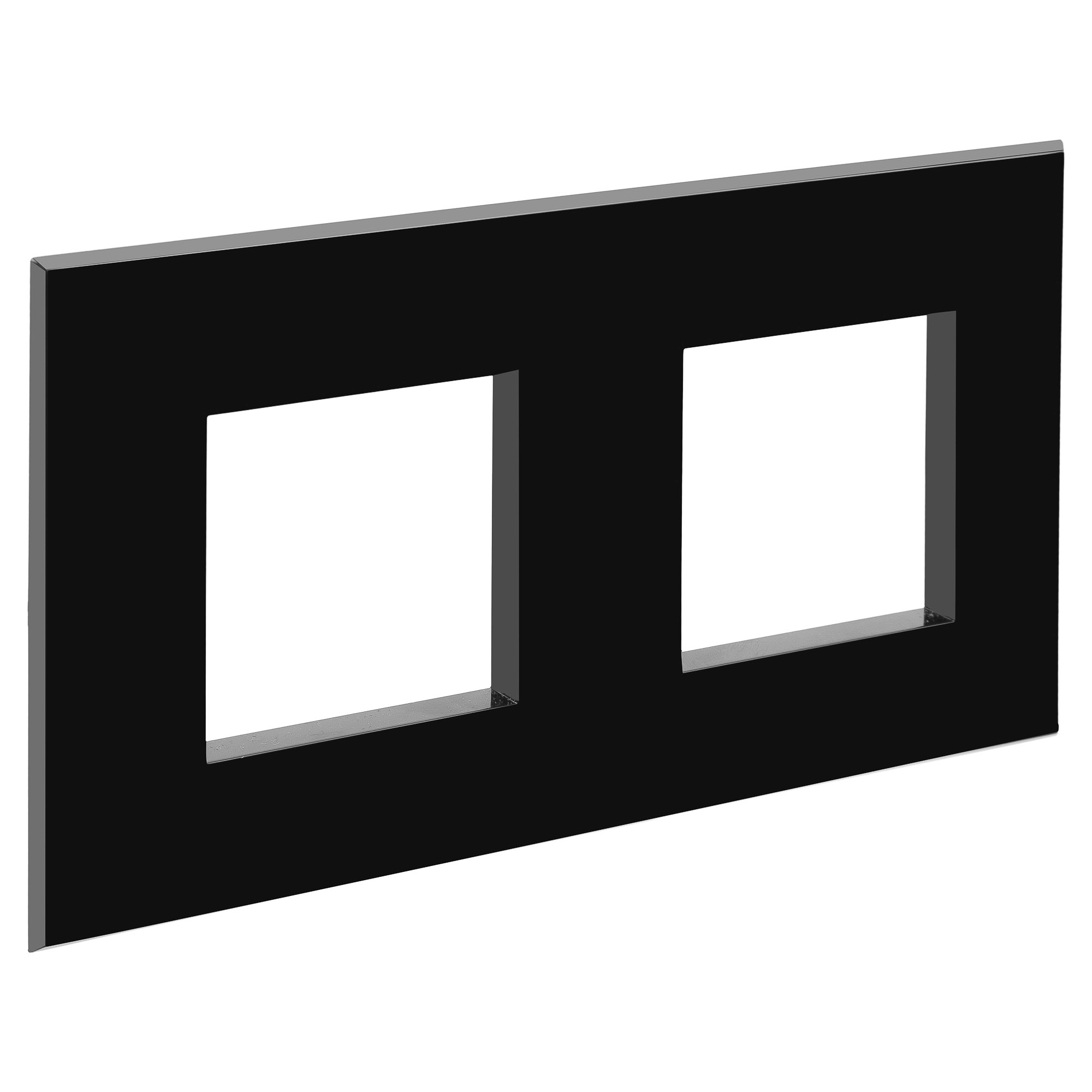 Рамка Черный квадрат 4 модуля DKC Avanti 4402904 фото