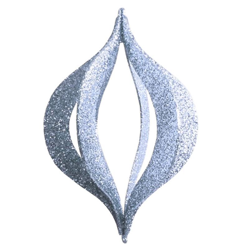 Елочная фигура Сосулька складная 3D, 51 см, цвет серебряный NEON-NIGHT 502-326 фото
