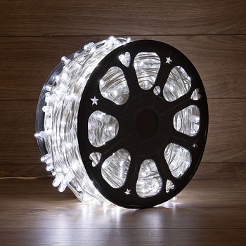 Гирлянда LED Клип-лайт 12 V, прозрачный ПВХ, 150 мм, цвет диодов Белый Flashing (Белый) NEON-NIGHT 325-165 фото