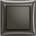 1725-0-1506 Рамка Basic 55 Chateau-black 1-постовая ABB фото