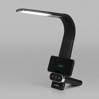 Светодиодная настольная лампа Eurosvet Upgrade a053232 80427/1 черный фото