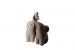 Статуэтка"Слоники" бежево-коричневая 7*6,5*15 (набор) Garda Decor 10K8105/8106D фото
