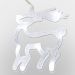 Фигура светодиодная Олененок на присоске с подвесом, цвет белый NEON-NIGHT 501-016 фото
