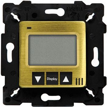 FD18000PB-M Термостат для теплых полов , цвет black + brass front cover bright patina FEDE фото