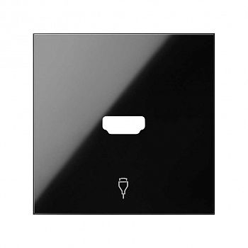 Накладка розетки HDMI черный глянец Simon 100, 10001094-138 фото