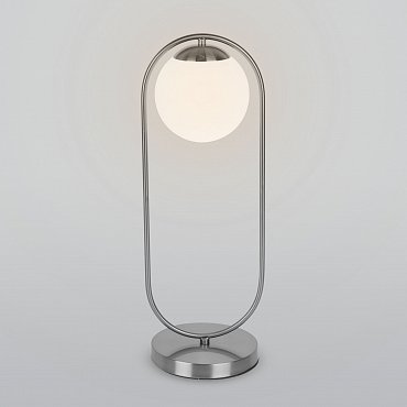 Настольный светильник в стиле лофт Eurosvet Ringo a061132 01138/1 хром фото